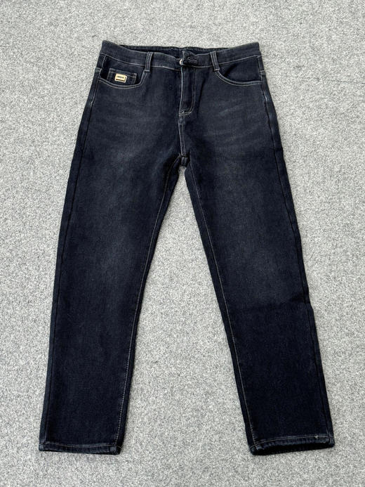 加绒男士直筒牛仔裤加绒显瘦直筒 商品图11