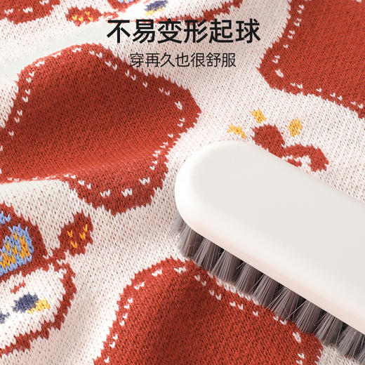 贝肽斯男童女童毛衣针织衫2024新款儿童秋冬季上衣宝宝纯棉毛衣 商品图3