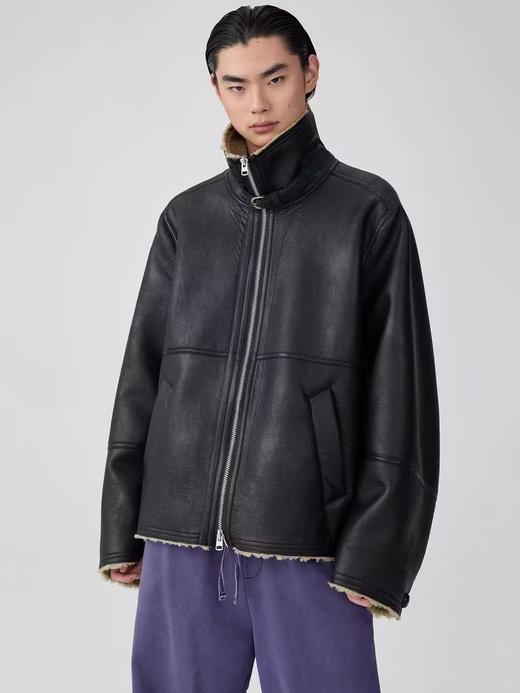 Simple Project/Y24212/皮毛一体廓形夹克 商品图0