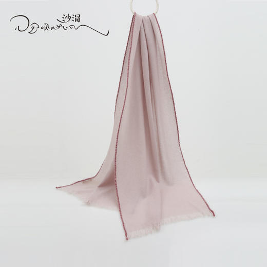 西藏手工氆氇羊绒围巾SJF94P391W 商品图12