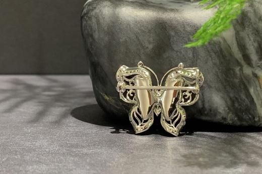 【御珠宫坊】金镶碧玉胸针 商品图3