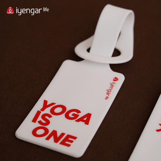 艾扬格 life F1089 硅胶瑜伽元素行李挂牌 旅行飞机行李箱吊牌行李牌挂牌托运牌旅游出差识别标识牌 商品图5