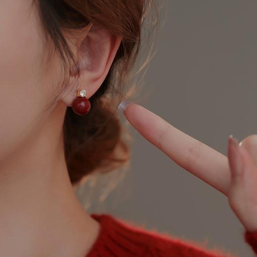 【新年第1份礼物！】MointPhoice新年/圣诞耳钉 车厘子造型 一周不重样~ 商品图4