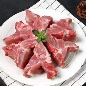 有机黑猪脊骨----【有机黑猪肉家庭组合装3斤】