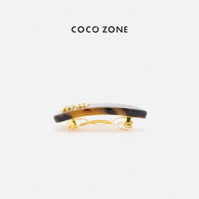 COCO ZONE 时尚字母高级感气质侧边盘发发夹CC2C1637