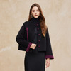 PH966斯尔丽24冬季新款双面撞色轻国风小短款简约通勤大衣外套 商品缩略图6