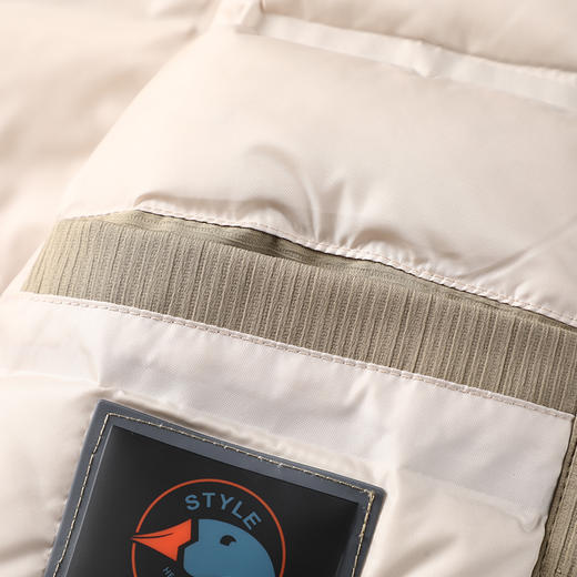 【新款DDT】大依优型大码翻领羽绒服夹克外套休闲胖子大码男休闲宽松加肥加大上衣 商品图6