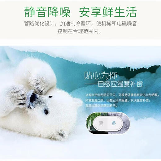 容声192升双门冰箱风冷无霜节能低噪小型两门电冰箱租房小巧 BCD-192WKD1DE 凯旋灰 商品图4