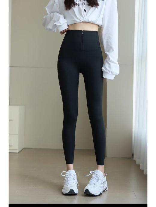 讲真❗自带拉链的【收腹瘦瘦鲨鱼裤】1️⃣秒收腹‼太绝了 加绒加厚 外穿搭配有型更洋气！ 商品图11