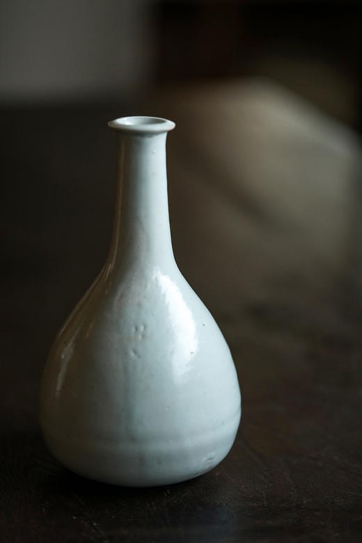 山本亮平65白瓷花入 商品图2