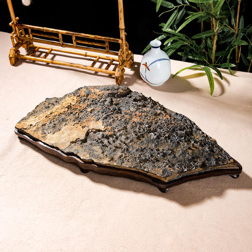 灵璧石楼兰景观文房赏石 商品图7