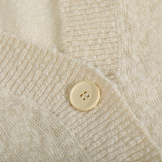 洲升CHAU·RISING 圈圈花式羊毛开衫248565 商品图5