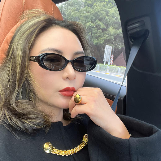 【活动商品，不退不换】可可推荐 耳环合集 D家流苏耳环|猪鼻链耳环|双C流苏耳环|复古金蛋戒指 精致优雅 复古工艺 商品图4