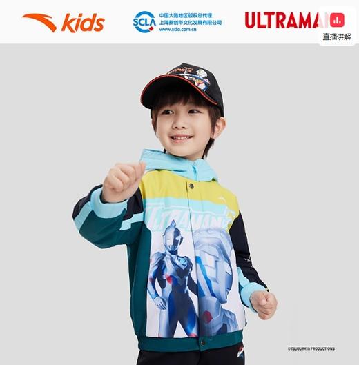 安踏儿童骑行系列男小童摇粒绒运动上衣352449601N 商品图0