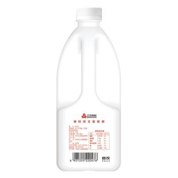 三元全脂 鲜牛奶 1.8L 大桶家庭装  巴氏杀菌 早餐搭档 商品图3