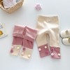 【柔软舒适，洋气时尚】女童洋气打底裤0-5岁 秋季韩版童装 女宝宝不倒绒裤子 儿童秋装-QQ 商品缩略图0