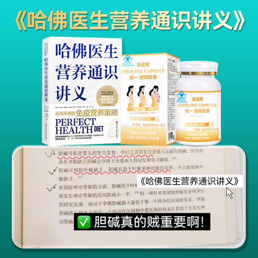 法澜秀胆碱片备孕男女孕早期孕妇哺乳期营养补充剂 商品图4