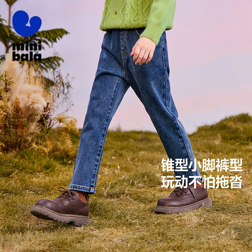 【暖姜牛仔】迷你巴拉女童抑菌冬新品远红外发热长裤 商品图1