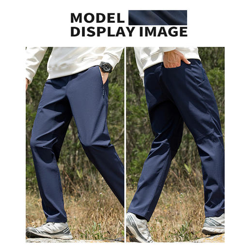 【远红外发热&抗静电&抗菌】圣得西秋季商务休闲直筒裤 商品图2