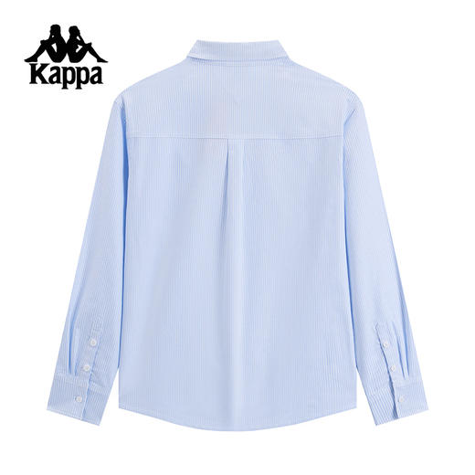 Kappa卡帕背靠背新款运动衬衫男款休闲开衫外套女长袖polo衫上衣K0FW2SC30 商品图4