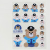 叱咤警熊立体泡泡贴（一套一张，有17个小熊贴） 商品缩略图4