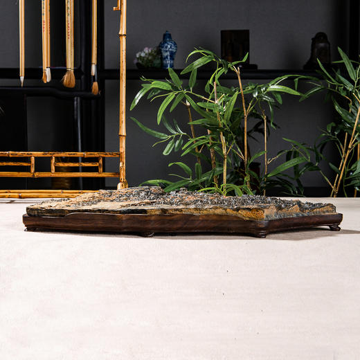 灵璧石楼兰景观文房赏石 商品图13