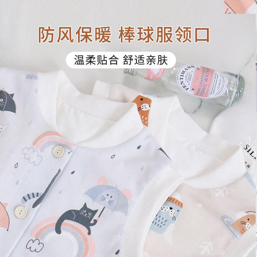 TG-TG03S342秋冬儿童款卡通外套桑蚕丝纯手工无异味学生真丝马甲保暖背心 商品图3