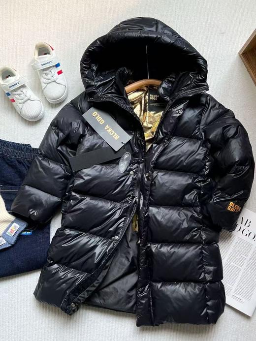 儿童长款黑金羽绒服 3倍蓬感 黑科技蓄热羽绒服 商品图11