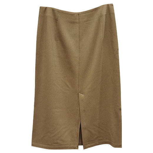 VIVIAN LIU R2444006初秋女装新款时尚侧拉链显瘦后开衩半裙 商品图1