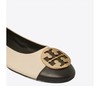 TORY BURCH 芭蕾平底鞋女  148336-001奶油白/黑 .【鞋底有膜，试穿小心】 商品缩略图1