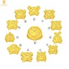 【品牌授权】喜肖颜开K金十二生肖守护手绳【香港周六福黄金钻石首饰】 商品缩略图0