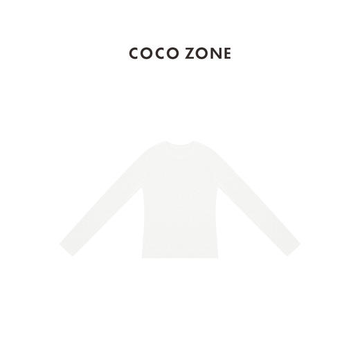 COCO ZONE 秋冬绵羊毛山羊绒保暖套头圆领针织衫CC2D2778 商品图0