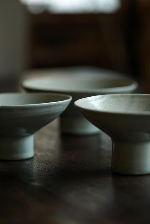 山本亮平60｜61｜62白瓷高台花入 商品图1