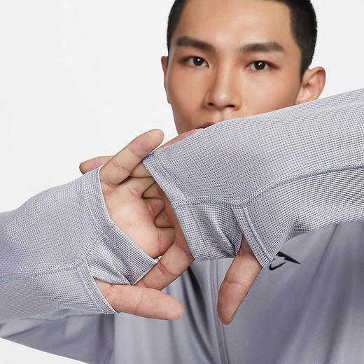 【库存有限 无货将做退款】NIKE耐克卫衣男2024冬新款跑步长袖半开拉链立领套头衫FV9995-078 商品图3