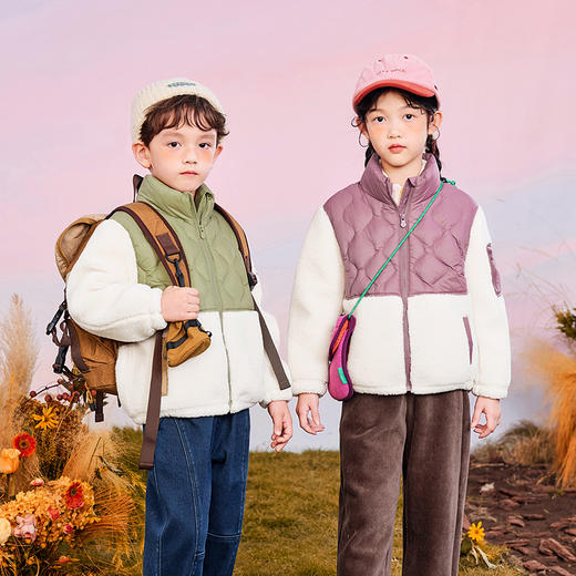 【净电绒】迷你巴拉冬新款男女童抗静电外套宝宝保暖厚款外衣 商品图2