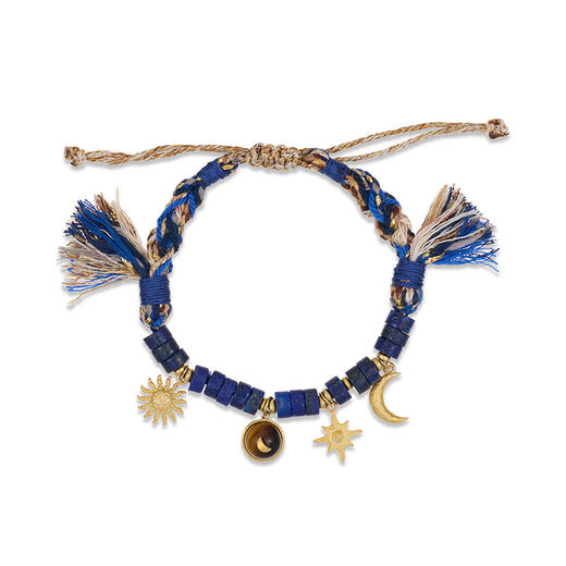monSecret 日月星辰系列 | 炽光编织流苏手链 商品图4