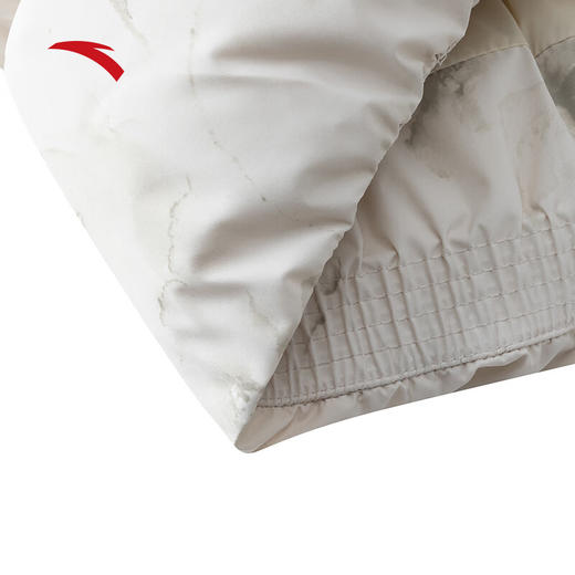 安踏速暖羽绒丨连帽羽绒服女冬季新款满印休闲保暖外套162447945N 商品图6