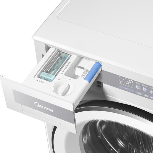 美的（252188）洗衣机 MG10S70 滚筒洗衣机 海盐白 220V,1Ph 50Hz 转速1400 不带银离子 商品图4