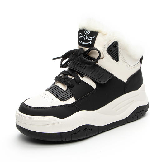 雀说网红同款女棉鞋保暖超火雪地棉冬季新款加绒休闲运动鞋AL8896 商品图4