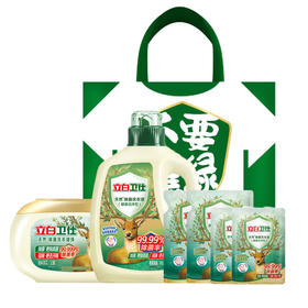 立白卫仕天然除菌大礼包2200g+1盒 （礼袋图案随机）