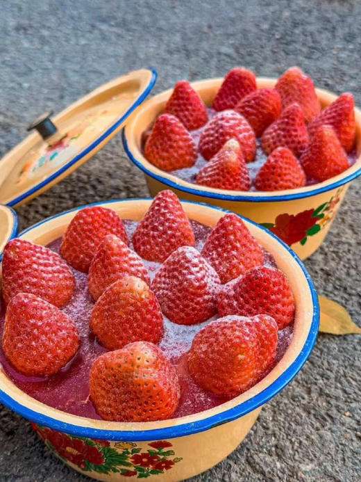 老奶奶搪瓷盆草莓蛋糕 商品图3