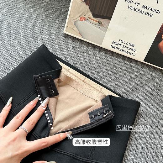 讲真❗自带拉链的【收腹瘦瘦鲨鱼裤】1️⃣秒收腹‼太绝了 加绒加厚 外穿搭配有型更洋气！ 商品图7
