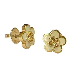TORY BURCH 耳环女  147151-701 象牙白.