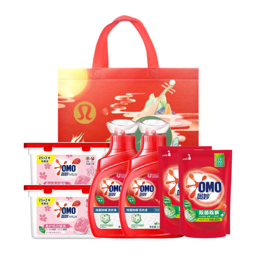 奥妙 家庭清洁礼包  2432g （礼袋图案随机） 商品图0