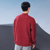 秋冬款加绒加厚半高领圆领长袖t恤纯色卫衣男式休闲上衣打底 商品缩略图4
