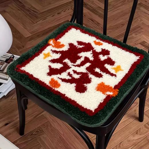 🌸【觅贝思 ins风创意植绒坐垫】🥰升级办公舒适感！必备植绒椅垫😎想要让你的办公椅瞬间变得舒适吗？ 🌈这款加密凹凸手工办公室椅垫☺️四季通用加厚隔凉垫 商品图4