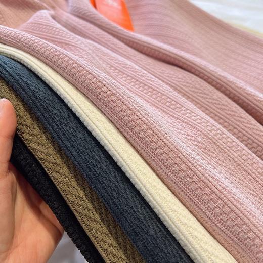 腿粗胯宽星人的快乐源泉☺️一定要冲这一款👉有氧周末~麦穗提花加绒阔腿裤！垂感十足，高腰设计真的巨显高显瘦！！！秒变长腿精👏 商品图2