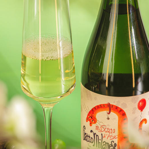 米兰猫莫斯卡托阿斯蒂低醇甜白起泡葡萄酒 商品图4