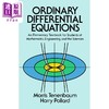 【中商原版】常微分方程 数学 工程 科学专业教科书 修订版 Ordinary Differential Equations 英文原版 Morris Tenenbaum 商品缩略图0