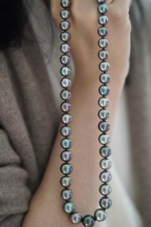 大溪地串珠「真科研大证孔雀绿」 商品图7